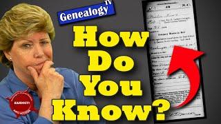 How do you know that record belongs to your ancestor? Evidence Analysis and Correlation