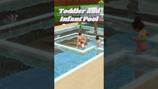 Toddler And Infant Pools | Sims 4 | No CC | Build Tips