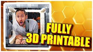 This 3D Printer Enclosure is FULLY 3D PRINTABLE!