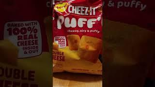 CHEEZ IT PUFF'D DOUBLE CHEDDAR #shorts