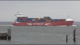 CONTAINERSHIP BOREALIS  Flag: Cyprus 1368 TEU  GT: 17982  DWT:  20226  170 x 27 m   Year Built: 2021