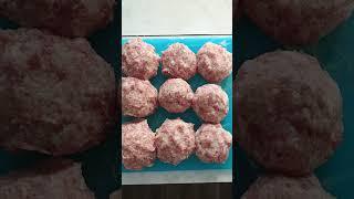 Готовлю вкуснейшие ёжики #shortsyoutube #вкусное и сытное блюдо