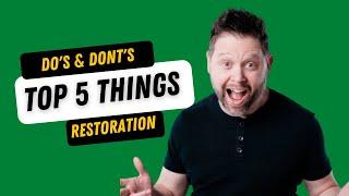 Top 5 things: to start a water damage restoration business