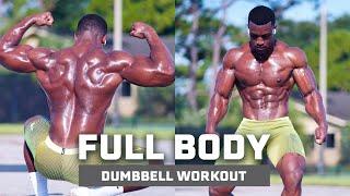 INTENSE FULL BODY DUMBBELL WORKOUT | BUILD & BURN (Follow Along)