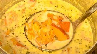 DELICATE PUMPKIN Soup in 30 minutes! I cook it every fall!