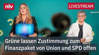 LIVE: Statement der Grünen zum neuen Sondervermögen