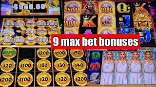 Max bet only. 9 weekly bonuses. Big & huge win over 5K