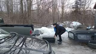 How to put a truck cap on by yourself.