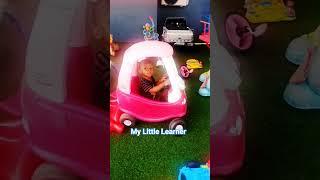 My little learner having a fun time at the playground.