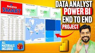 Complete Power BI tutorial for Beginners 2024 (All material  included)