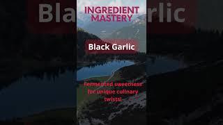 Culinary Magic with Black Garlic!  #cooking #garlicmagic #culinarymagic #ingredients #shorts