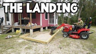 Big Front Landing Pad Idea - Easier than Concrete