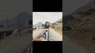 GTA 5 - What If Homelander Try To Stop The Train | Pt 11 #gta5gameplay #shorts #franklin #homelander