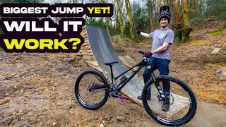 We Build and Ride our Biggest Back Garden Jump Yet!