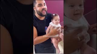 Lucas conhecendo Maria Flor #lucasguedez #zefelipe #virginia #youtubeshorts #shortvideo #shortsviral