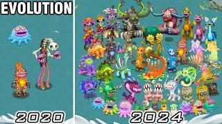 Bone Island Evolution - All Common, Rare & Epic Monsters | My Singing Monsters