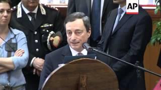 ECB CHIEF DRAGHI COMMENT ON EU ECONOMY DURING ROME LECTURE