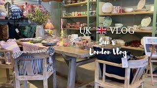 UK Vlog| 영국의 예쁜 시골 마을(Shere)속 예쁜 소품 샵 구경하고 뜨개질 하는 주부 일상| 영국의 완연한 봄을 기다리며~