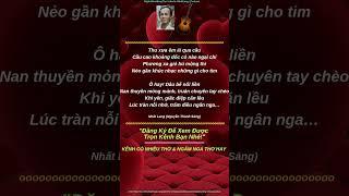 Video Ngắn - Thơ Trích Đoạn - 615 - #shorts — Nghe Nhạc Bằng Thơ - Thơ Hay - Thư Thái Qua Vần Thơ
