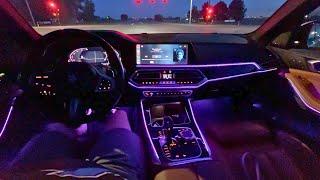 BMW X5 G05 AMBIENT LIGHTING | RELAXING NIGHT DRIVE