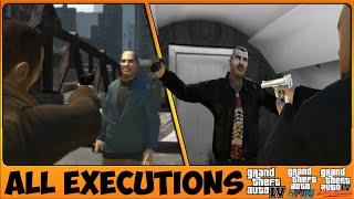 GTA IV - ALL Storyline Executions seen from NEW angles [HD]