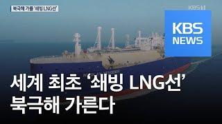 세계 최초 ‘쇄빙 LNG운반선’ 4척 동시 명명식 / KBS뉴스(News)