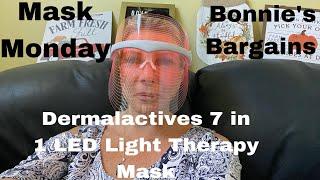 Happy Mask Monday!  Trying A Dermalactives 7 in 1 LED Light Therapy Mask.  Does It Work?