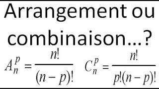 combination arrangement in mathematics