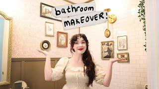 Giving My Tiny Bathroom an old-timey Makeover