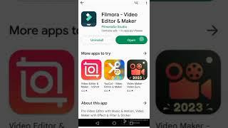 Filmora | Install filmora on mobile |#ytshorts  #viralshorts #trending #shorts