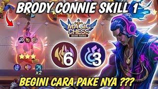 BRODY CONNIE SKILL 1 !!! COMMANDER HOKY HOKY AN Magic Chess Mobile Legends Bang Bang