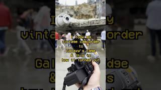 Vintage camcorder  Galaxy’s Edge  #starwars #galaxysedge #camcorder