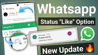 whatsapp new update | whatsapp status reaction new feature | whatsapp status like button update