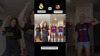 HALA MADRID Vs VISCA BARÇA || Prt. 1 #shorts #dance #music  #halamadrid #viscabarça #laliga