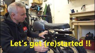 Back on the bike!! Finally working on Sid the Scrambler again.-  Project Bike Build -Part 46