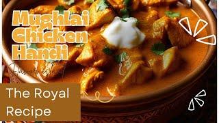 Mughlai Chicken Handi Recipe | Boneless Chicken Gravy Curry