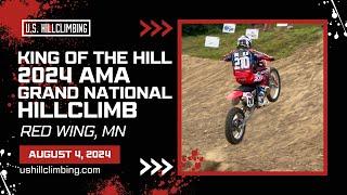 King Of The Hill - 2024 AMA Grand National Hillclimb Championship Red Wing, MN