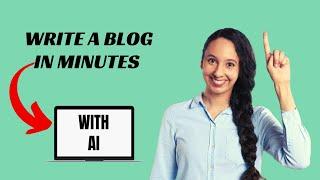 How to Write A Blog With ai in minutes | Copy.ai Blogging Tutorials for Beginners