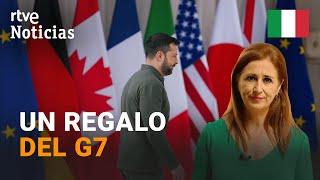 G7: ACUERDO para PRESTAR a UCRANIA casi 50.000 MILLONES de los activos CONGELADOS a RUSIA | RTVE