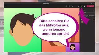 Video-Anleitung für Teilnehmende einer MS Teams-Konferenz