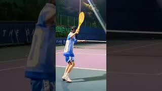 BTS Jin playing Tennis. He's a pro  #army #jin #bts