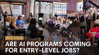 Are AI Programs Coming For Entry-Level Jobs? | The View