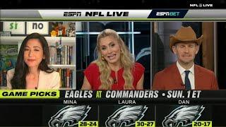 NFL LIVE | Eagles are UNSTOPPABLE - Dan Orlovsky believe Jalen Hurts will showout to beat Commanders