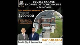 **JUST LISTED** Double Garage End Unit Detached House in Dundalk