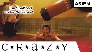  Wer im Wein badet, ist wohl in diesem japanischen Spaßbad gelandet! | CRAZY...Asien | Kabel Eins