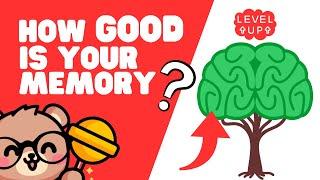 Memory Quiz  | How Good is Your Memory | Test your Memory