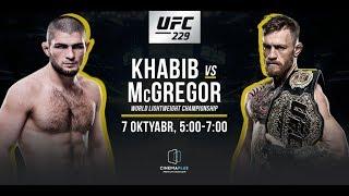 КОНОР МАКГРЕГОР - ХАБИБ НУРМАГОМЕДОВ БОЙ ПРЯМАЯ ТРАНСЛЯЦИЯ UFC 229