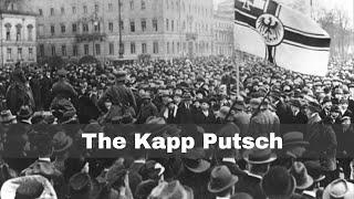 13th March 1920: Start of the Kapp Putsch in Berlin