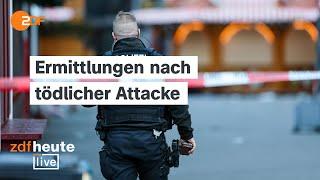 Tödliche Attacke in Magdeburg: Scholz vor Ort – was über Täter und Tat bekannt ist | ZDFheute live