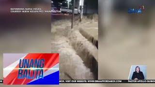 Malakas na ulan, nagdulot ng baha at landslide | Unang Balita